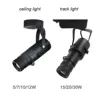 Theater Stage Zoom Spotlights, LED Focus Logo Projector Track Lights,Industrial Gobo Lights for Company Restaurant Store Wedding 2