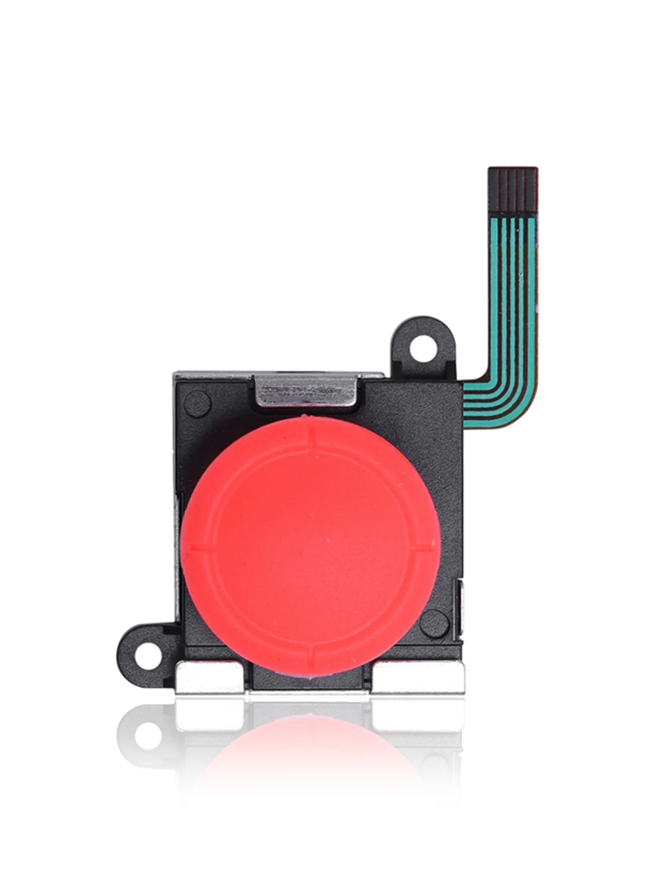Una Coppia Per Nintendo Switch Oled Lite 3D Analog Joystick Cap Thumbstick Compatibile Joy Con Controller Rosso