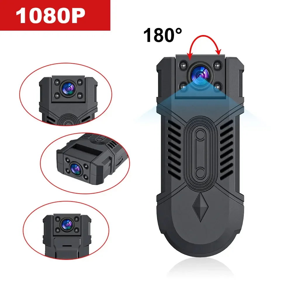 Hd 1080P Body Mini Camera Portatile Piccolo Videoregistratore Audio Digitale Visione Notturna Sport Dv Videocamera In Miniatura Camares Della Polizia
