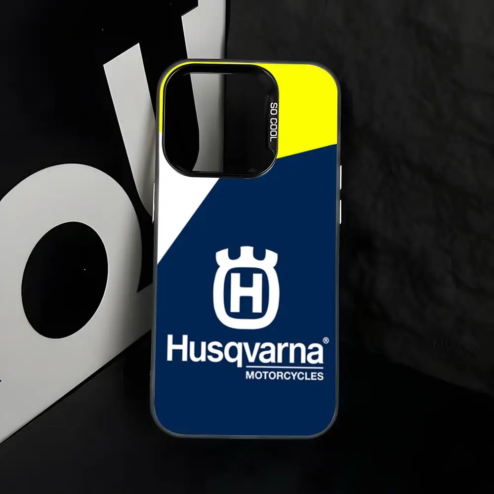 Premium Silver Motorcycle Phone Case Cover