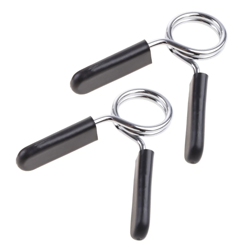 

1 Pair 25mm Barbell Clamp Spring Collar Clips Gym Weight Dumbbell Lock