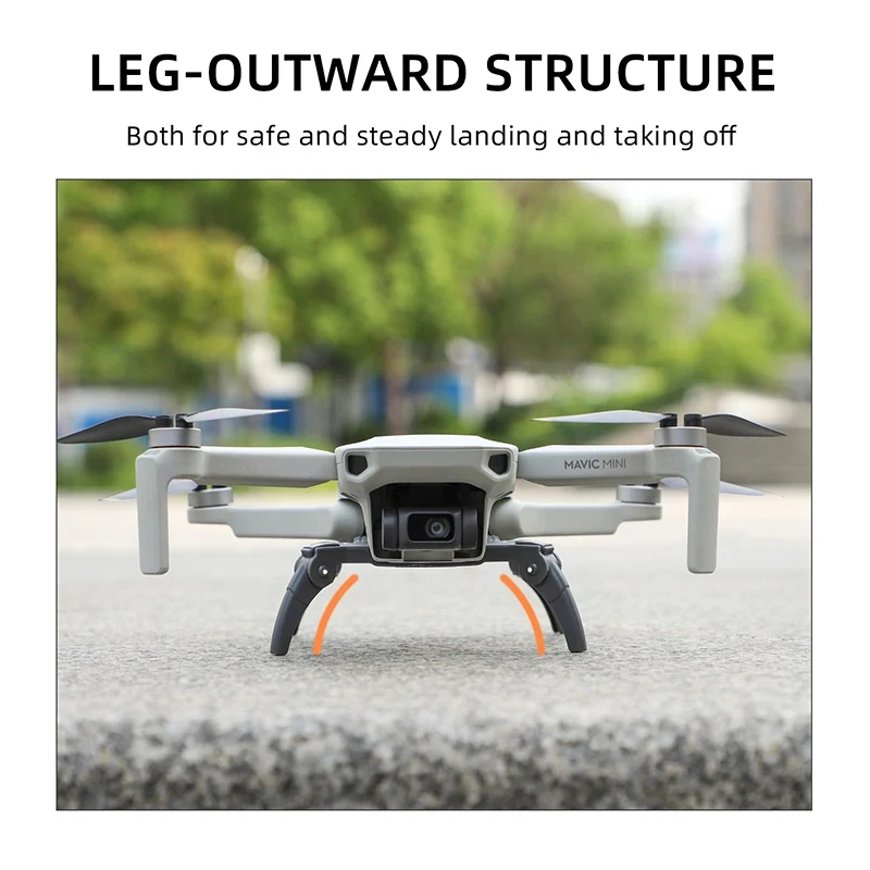 Mavic Mini 2/SE Mini 4K용 랜딩 기어 높이 연장형 다리 보호대 퀵 릴리스 피트 연장 액세서리