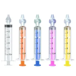 Silicone Reusable Nasal Aspirator & Cleaner (5PCS Mixed Color)