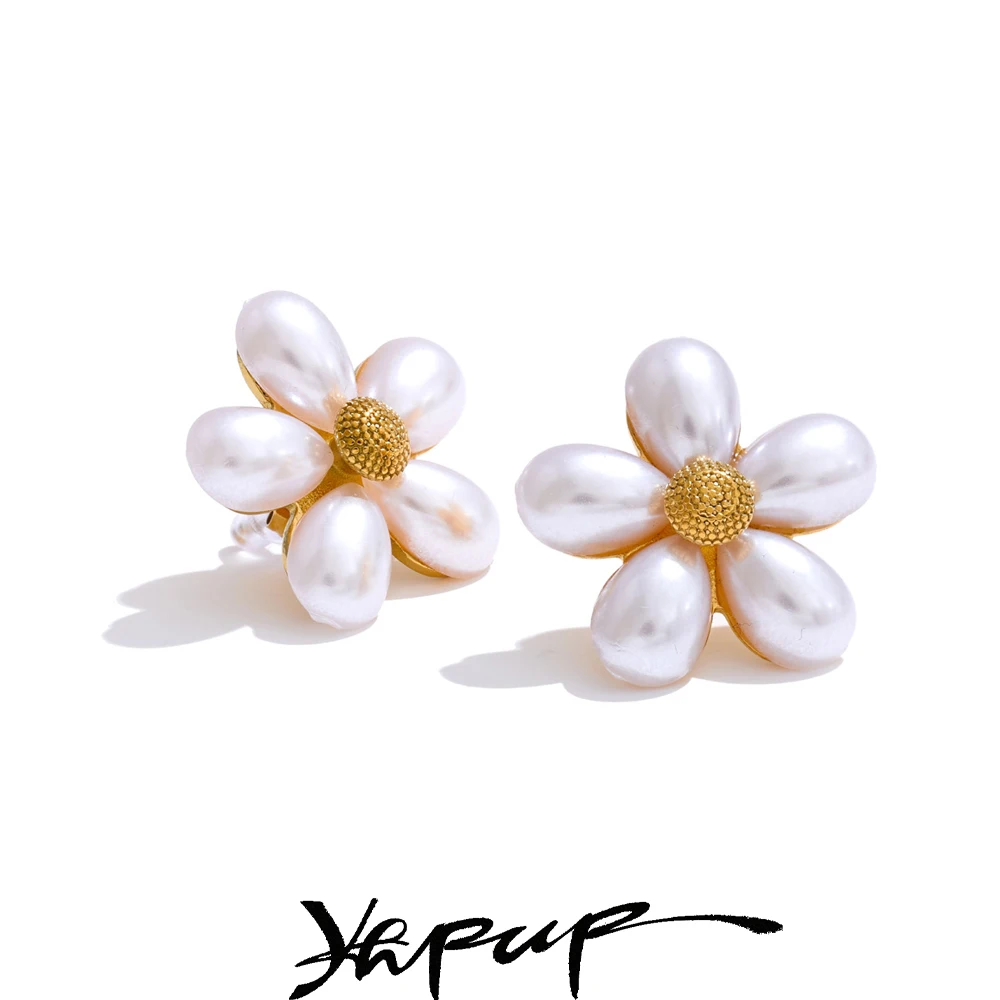 Yhpup Earrings Studs Stainless Steel