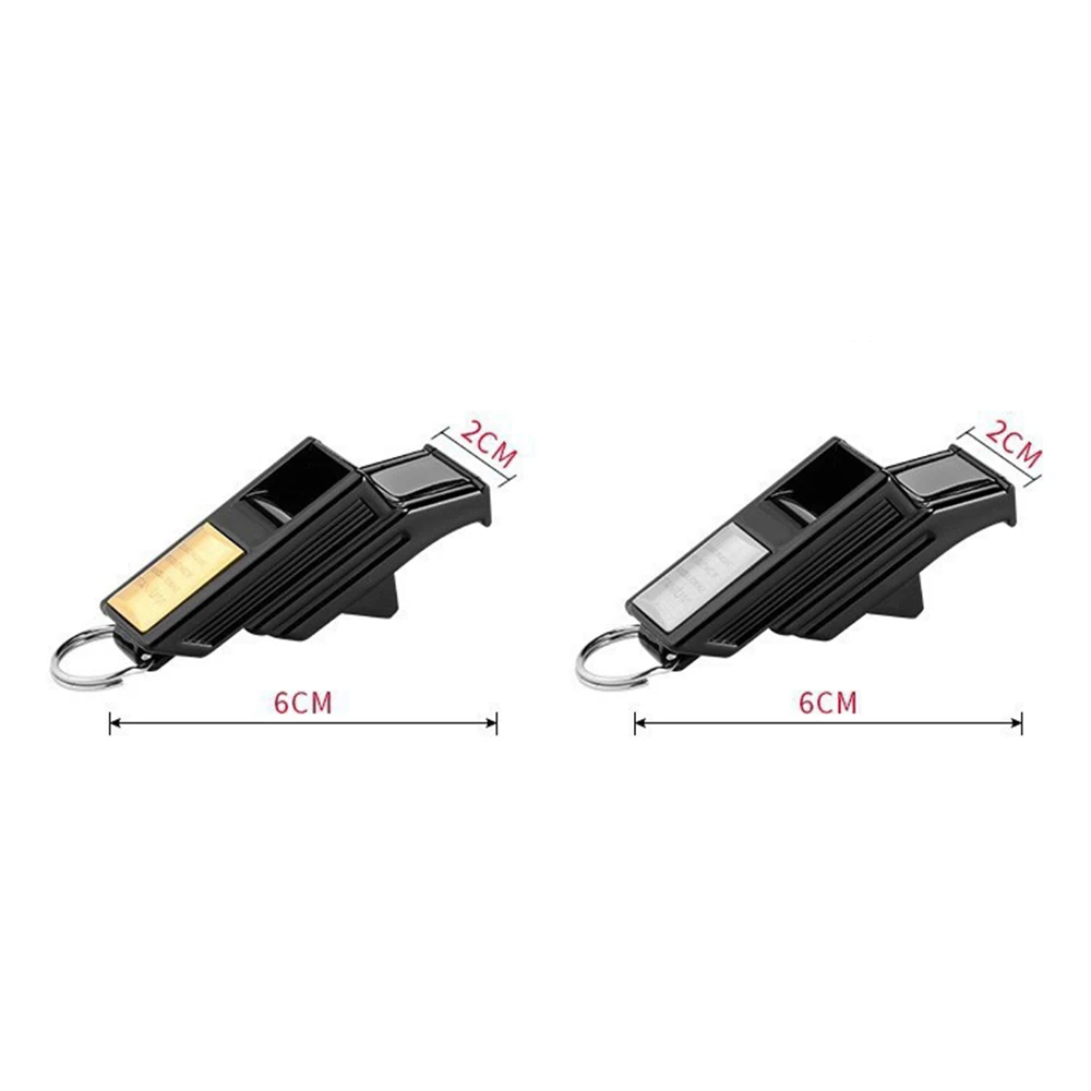 Sports Whistle Box Packed Eco Friendly ABS High Decibel Referee Whistle With Mouth Guard Rescue Whistles
