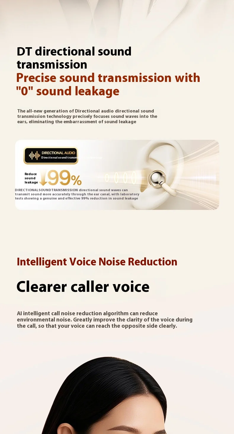 Auriculares Bluetooth duales mejorados con sonido estéreo Berlin 9D Ajuste cómodo 24 horas Tecnología a prueba de fugas de ruido IPX5 resistente al agua con micrófono