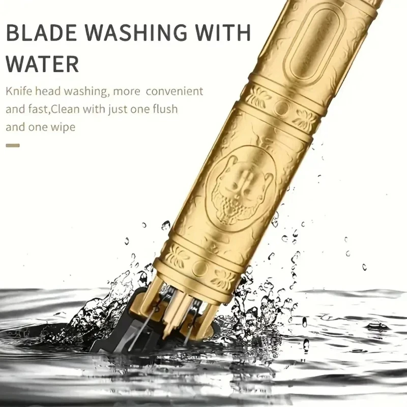 2024 New Vintage T9 Hair Cutting Machine Men's Electric Shaver Rechargeable Hair Trimmer Beard Shaver Barber Hair Clipper 5