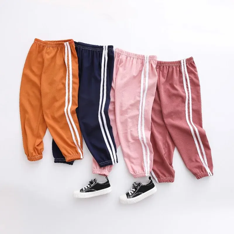 Children Casual Pants Boy Lantern Trousers Girl Summer Pleasantly Cool Trousers