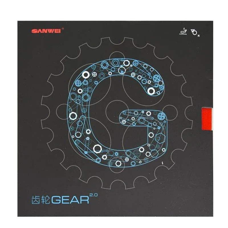 ITTFApprovedSANWEIGearsNonStickyHighqualityTableTennisRubber