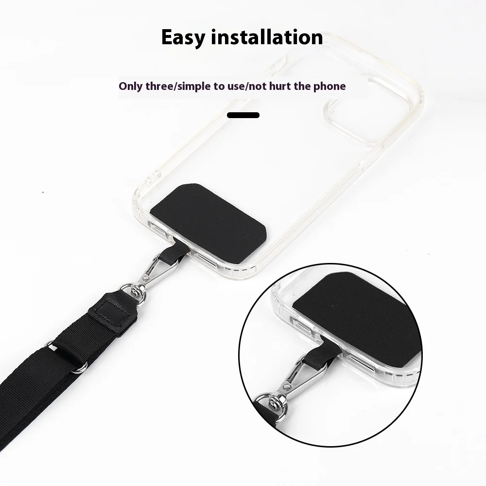 Multi Functional Phone Lanyard Crossbody Adjustable Neck Hanging Phone Pad Mobile Wrist Rope Can Be Carried Back