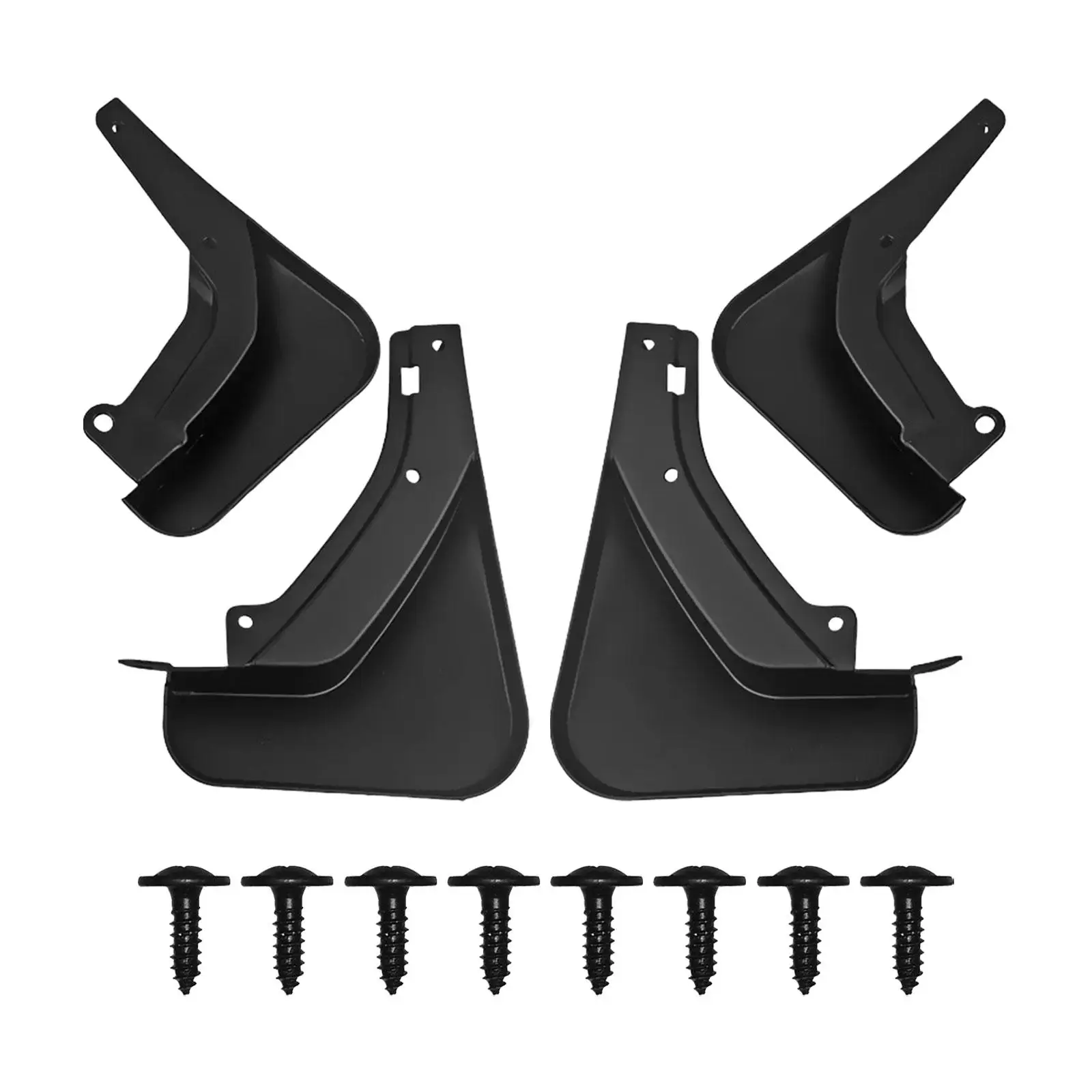 

4x Car Wheel Mud Flaps with Screws Mudguard Mudflaps for Geely Coolray 2022-2023 Durable Easily to Install Car Accessories