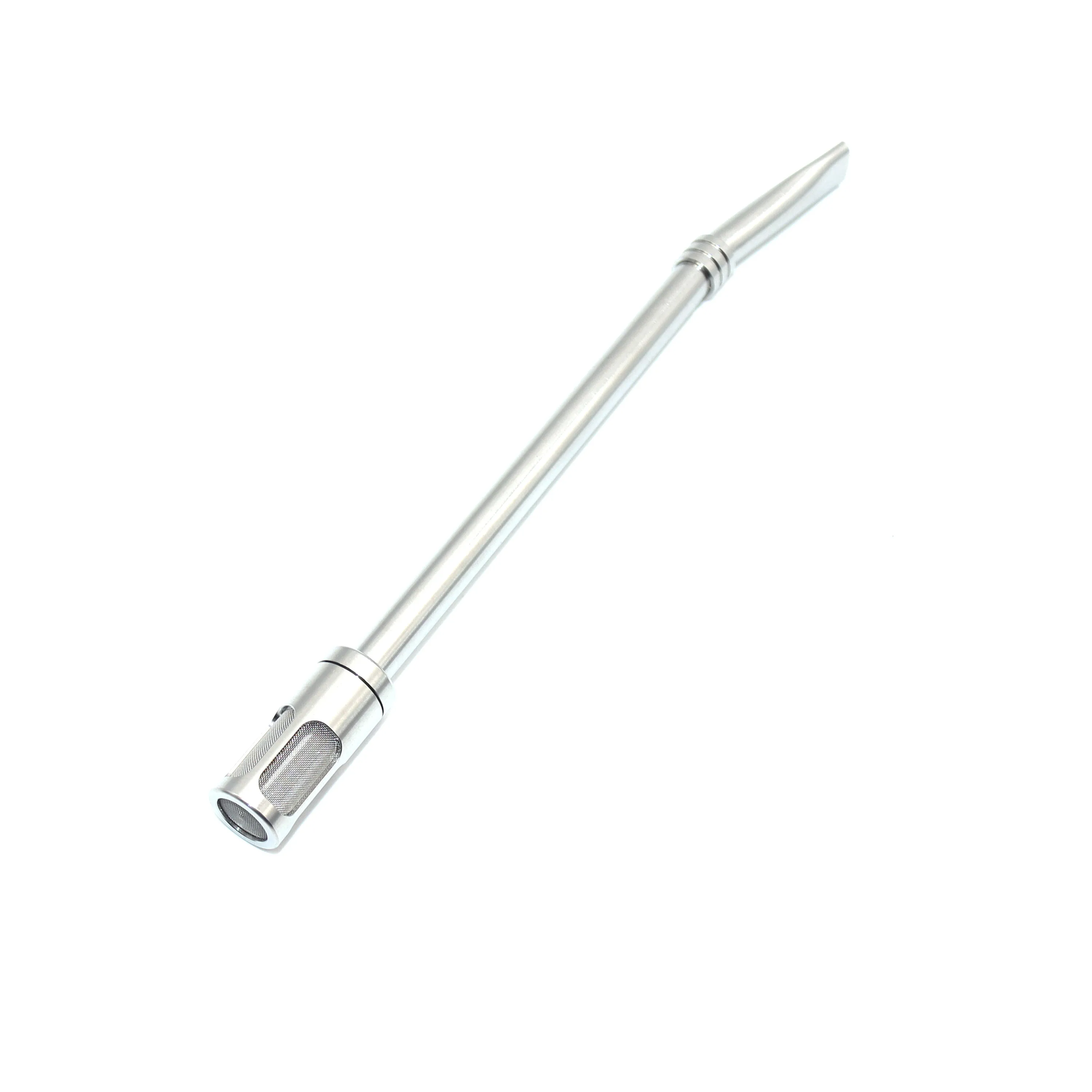 2 Cucharas-pajita De Acero Inoxidable Extraíbles Con Cepillo - Para Té, Café, Batidos Y Cócteles