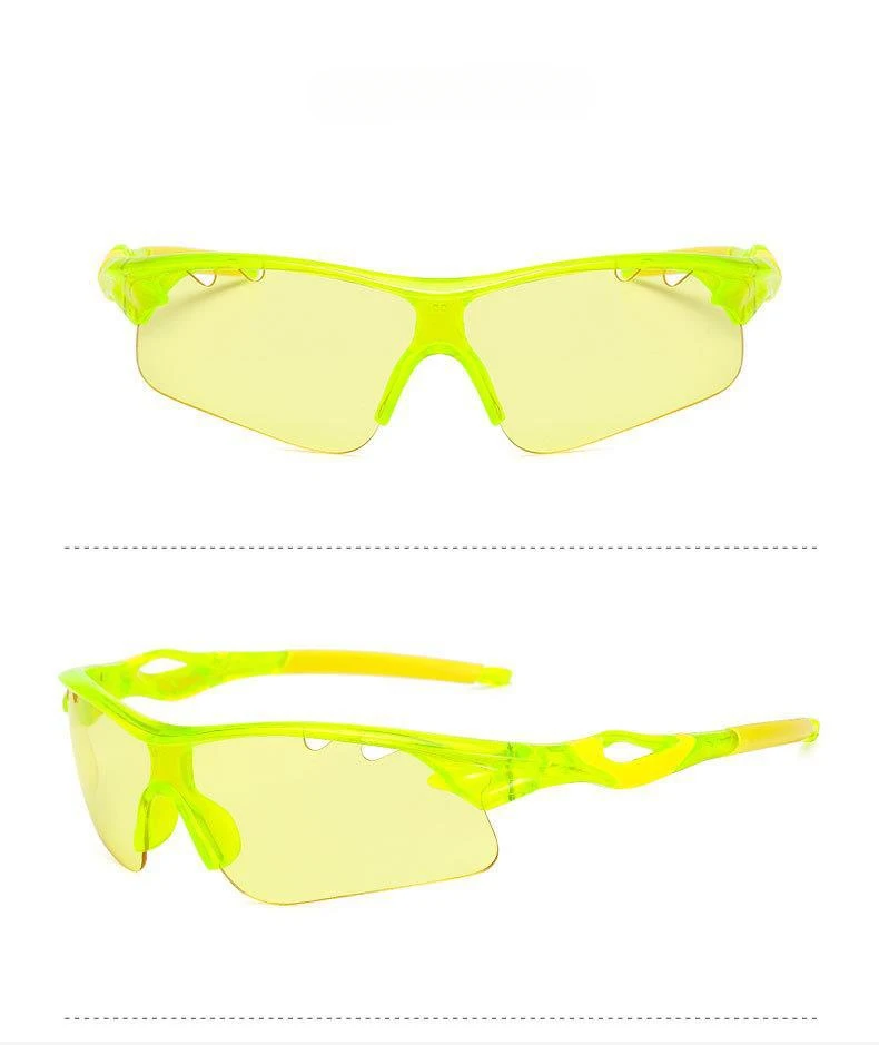 Unisex Multi-Color Lens Sports Sung Glasses