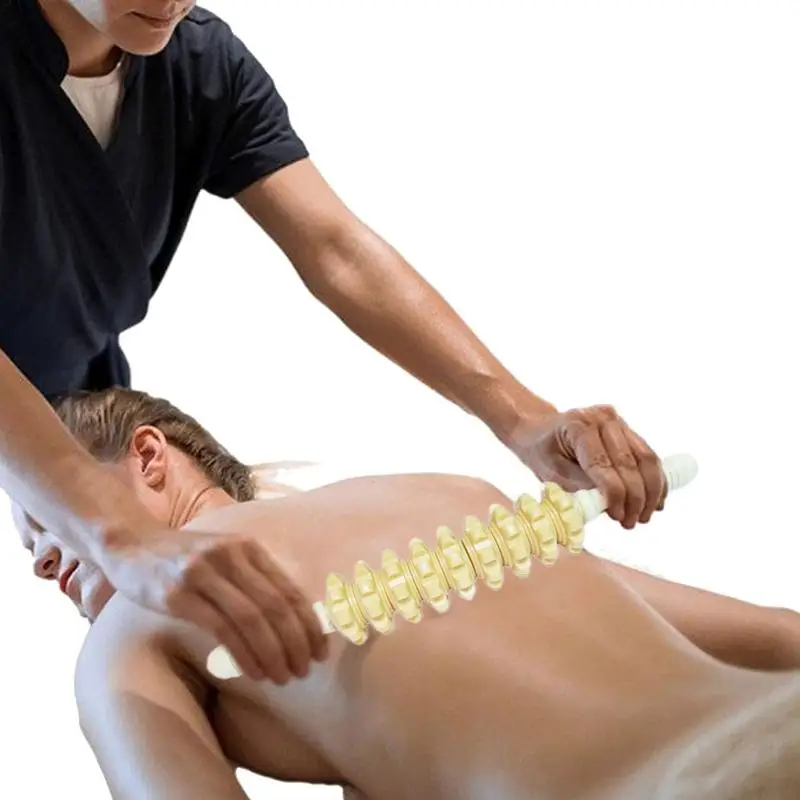 

Точечный ролик для мышц, точечный массажный карандаш с 9 шариками, спортивный ролик для мышц, инструмент для ног, рук, икр, спины