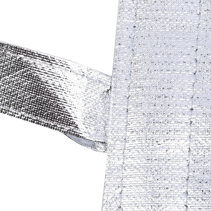 1Pc Silver Insulated Thermal Cooler Bag – Large Square Aluminum Foil Lunch Tote for Cak... - SKU ITCB1619 - UGI Packaging