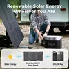 Solar Generator Max (2000) 2016Wh with 160W Solar Panel 6 X 2400W 5000W Surge AC Outlets Portable Power Station for Home Backup 5
