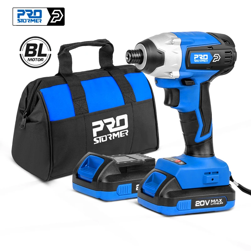 300nm Electric Cordless Drill Screwdriver Brushless Motor Impact Driver