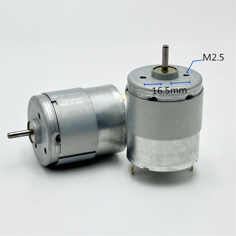 RS-365PH-13205 미니 365 마이크로 전기 모터 DC 12V 18V 24V 취미용 자동차 모터 DIY 장난감 및 모형용