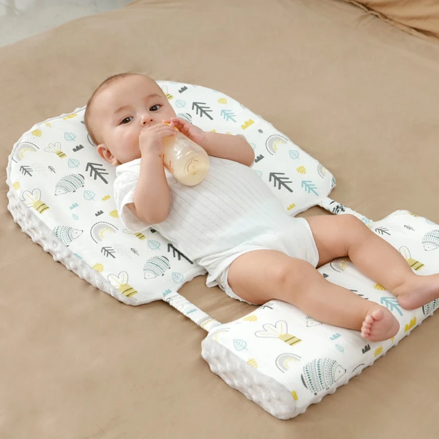 Newborn Baby Pillow Prevent Flat Head Nursing Shaping Memory Cotton Filler  Sleep Positioner