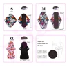 5Pcs Bamboo Charcoal Menstrual Pads Heavy Flow Sanitary Pads Reusable Sanitary Napkin Women's Panties Washable Cloth Gaskets 6