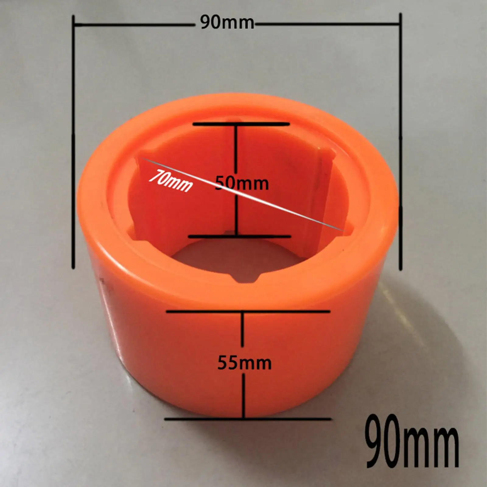 2x 90mm Skateboard Motor Skin Longboard Brushless Hub Motor PU