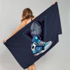 Fashion Basketball Shoes Sneakers Logo Microfiber Beach Towel Absorbent Quick dry Yoga Swimming Resort Mountain Climbing Towel 2