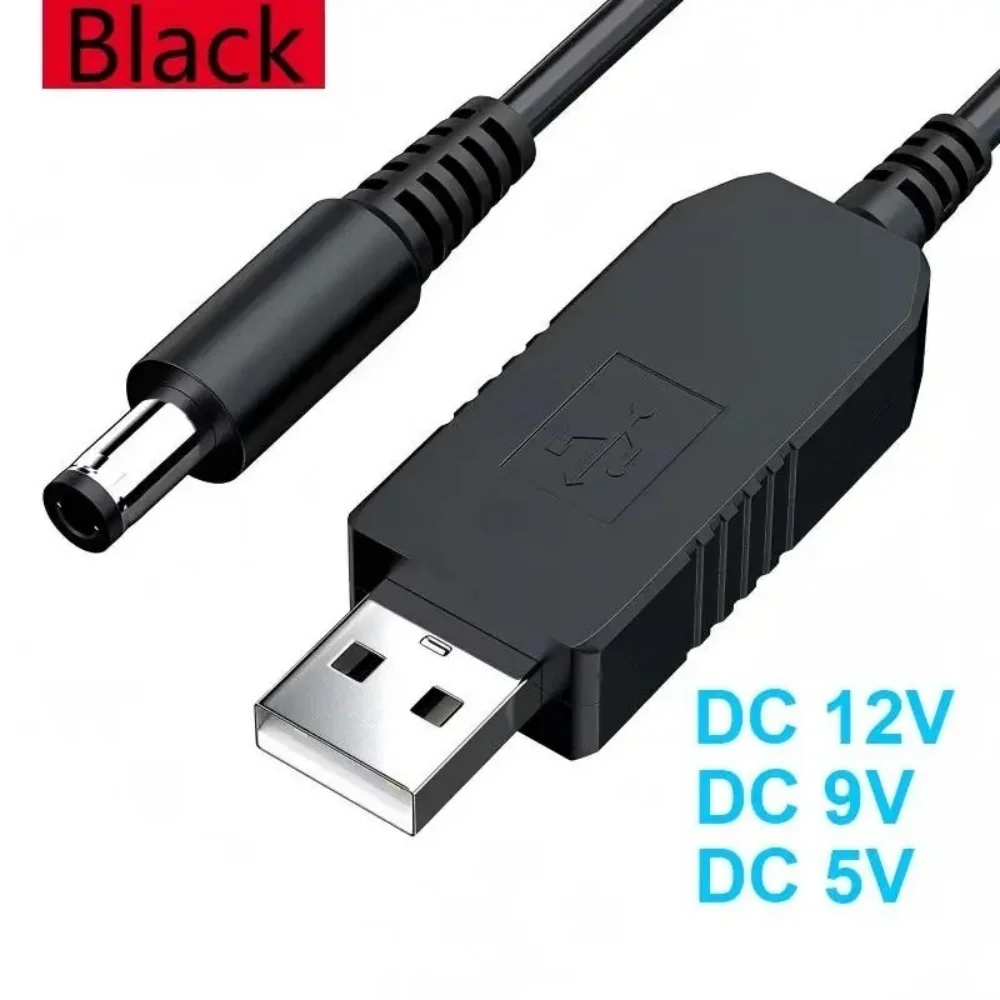 Usb Power Boost Line Dc 5v To Dc 9v / 12v Step Up Module Usb Converter Adapter Cable 2.1x5.5mm Plug