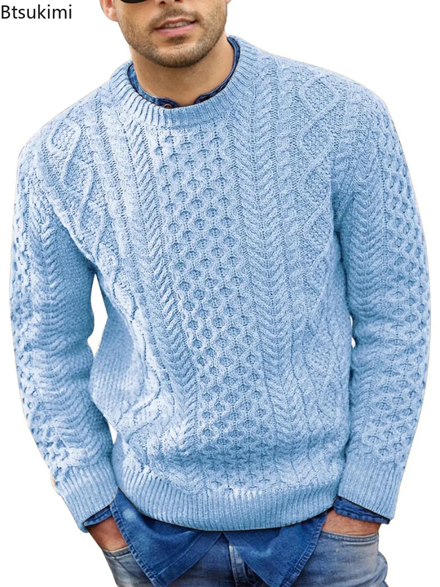 Autumn Sweater Men Pink | Pink Pullover Men | Pink Knit Sweater Men | Pink  Pullover Male - Pullovers - Aliexpress