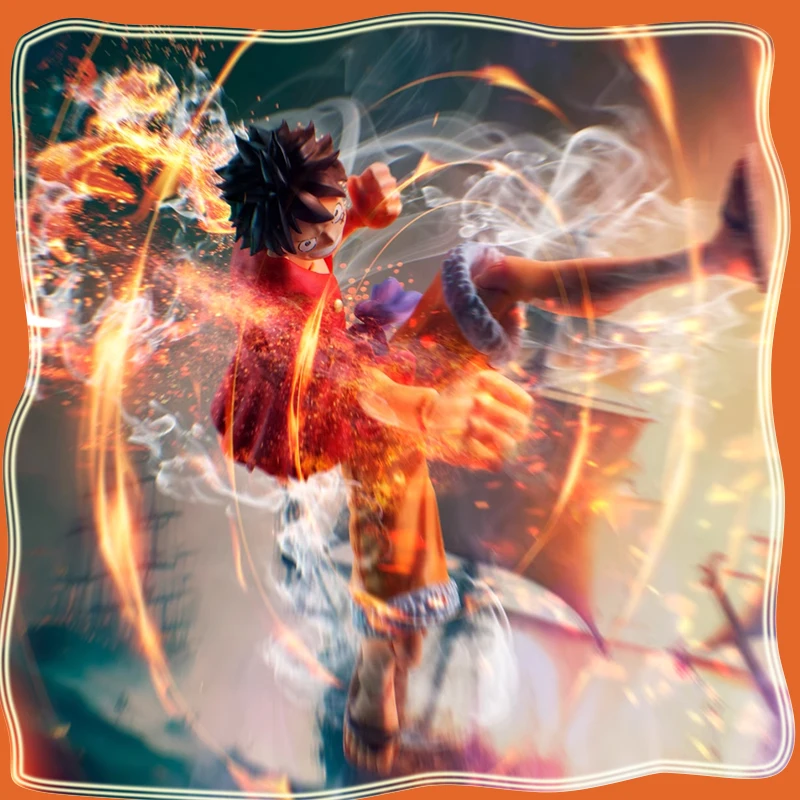 

Оригинальная Аниме Обезьяна Bandai S.H. Фигурса D. Luffy Raid One Piece on Onigashim Фигурки игрушки SHF Действие ПВХ Модель коллекционер подарки