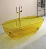 1500x750x550mm New Design Resin Freestanding Bathtub Online Celebrity Colored Transparent Muti-Sized Tub RS1038-1A 2