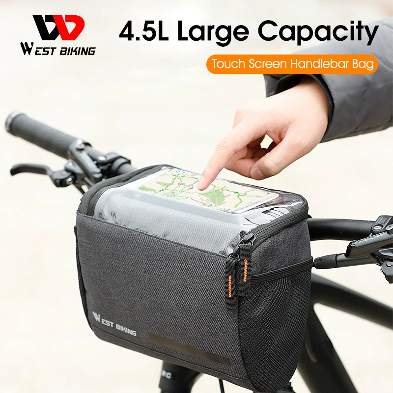 Fiets Geïsoleerde Voortas MTB Fiets Stuurtas Mand Fietstas Koeltas Met Reflecterende Strip Fiets Geïsoleerde Voortas MTB Fiets Stuurtas Mand Fietstas Koeltas Met Reflecterende Strip