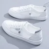 Women Sneakers Women's Vulcanize Shoes Spring  Autumn Breathable Flats Solid Color Mesh Shoes Young Woman Casual White Shoes 5