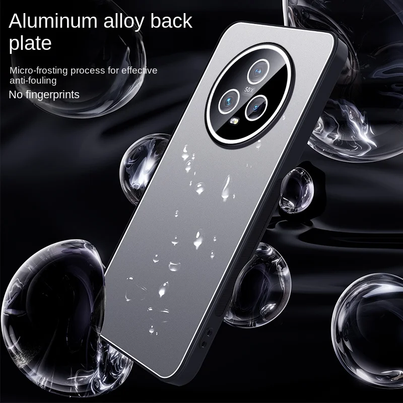 Enhanced Aluminum Alloy TPU Soft Lens Anti-Slip Phone Case