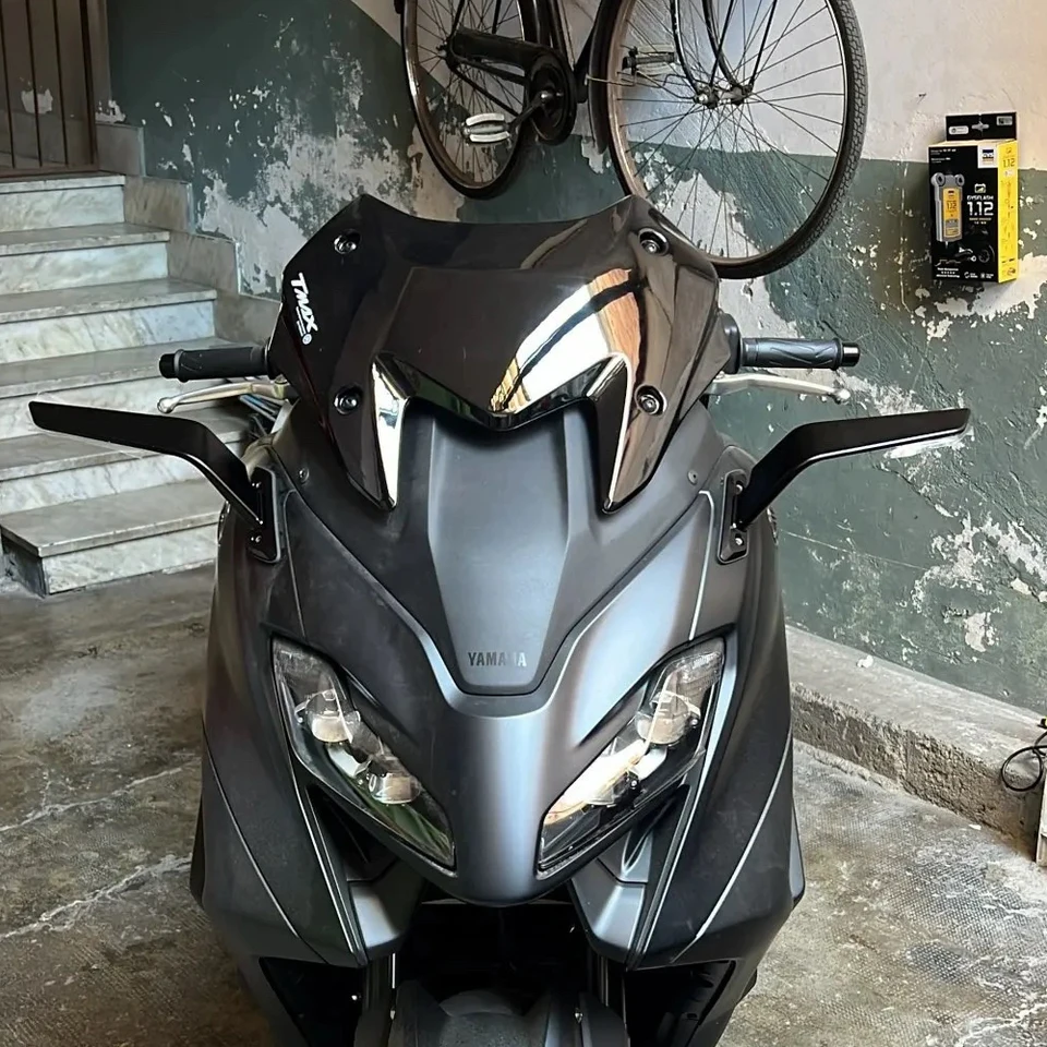 Specchietti Retrovisori Per Yamaha TMAX 560 - Alluminio Regolabile, Per Modelli 2022-2023, Maggiore Visibilità - Foto 4