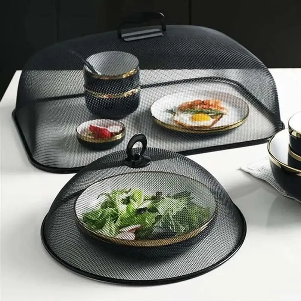 Description Picture 4 of itemProtective Food Cover Dust Cover Mesh Anti-Flying Dish Cover Round Shape Household Cake Bread Plate for Outdoors Parties BBQs