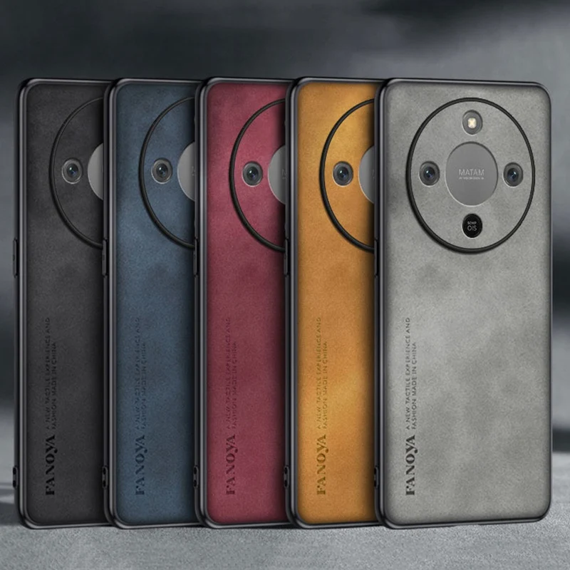 Cover Honor 70 Lite/X6/X8 5G - Custodia Libro In Pelle Con Portafoglio E Supporto - Rossa