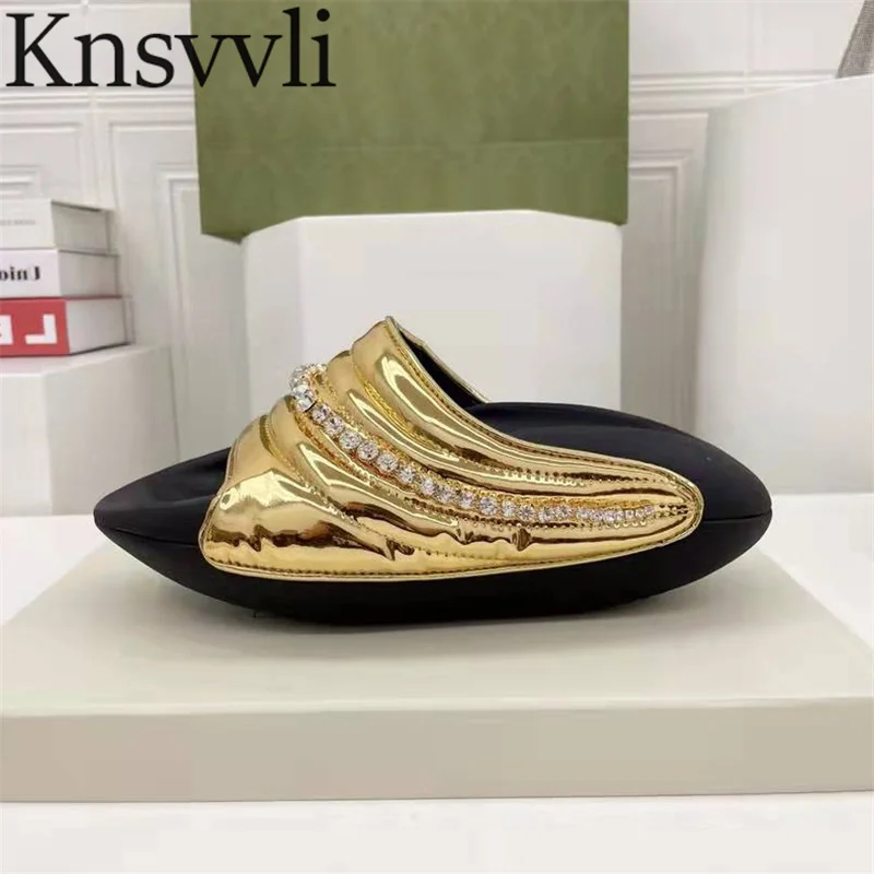 

New Thick Sole Slippers Women Round Toe Flat Mules Shoes Men Casual Walk Slides Summer Fashion Styles Platform Slippers Lady