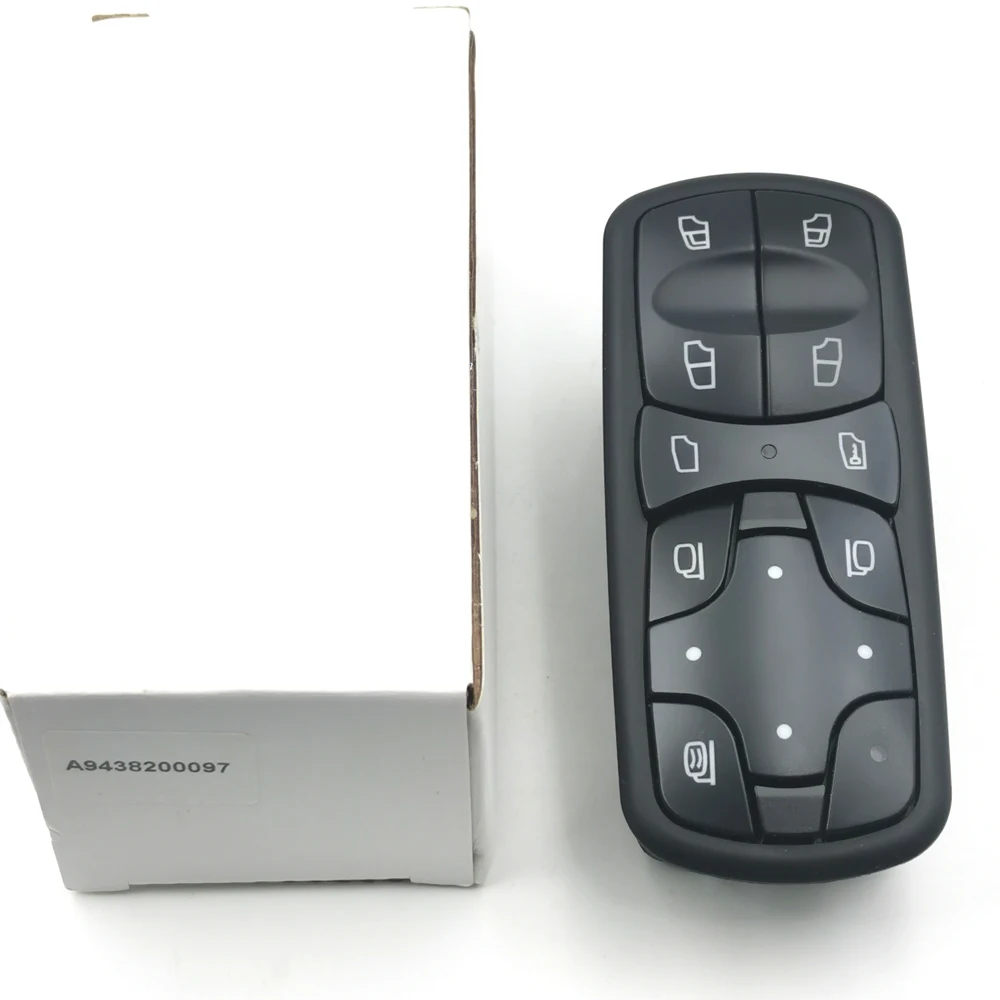 Truck Power Window Lifter Control Switch for Mercedes-Benz Actros MP2 OE:9438200097(A 943 820 00 97) truck steering column switch