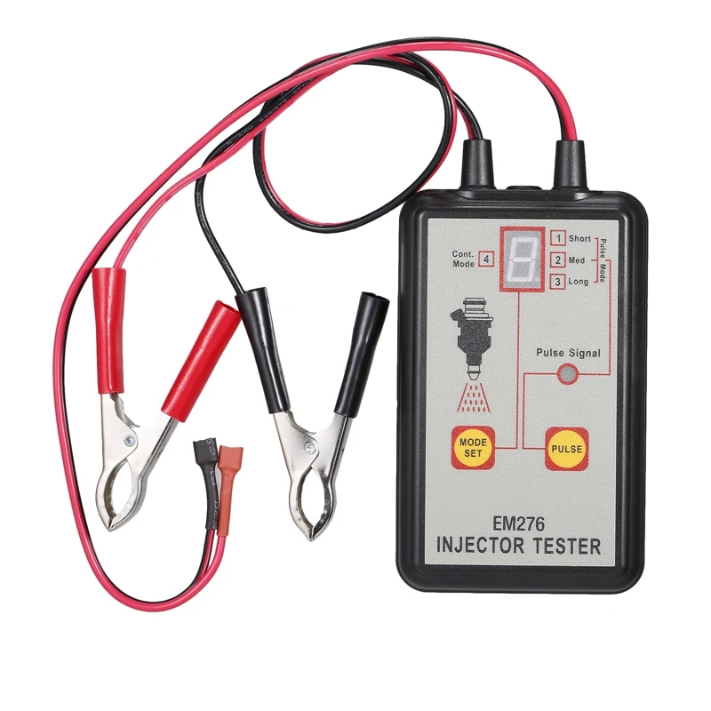12v Vehicle Battery Fuel Pressure Tester Kit Car Petrol Injector Tester