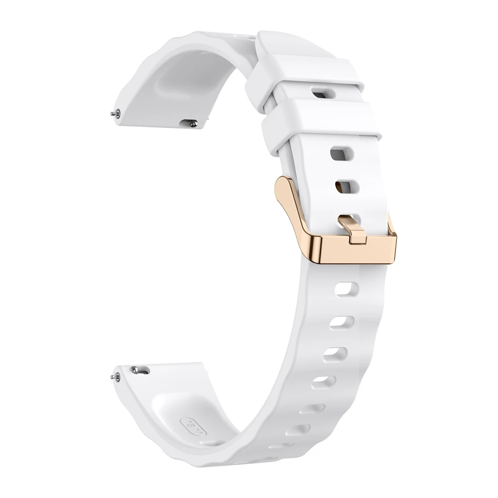 18mm Silicone Replacement Watch Strap - Premium Silicone Band for Small-Sized Smartwatches