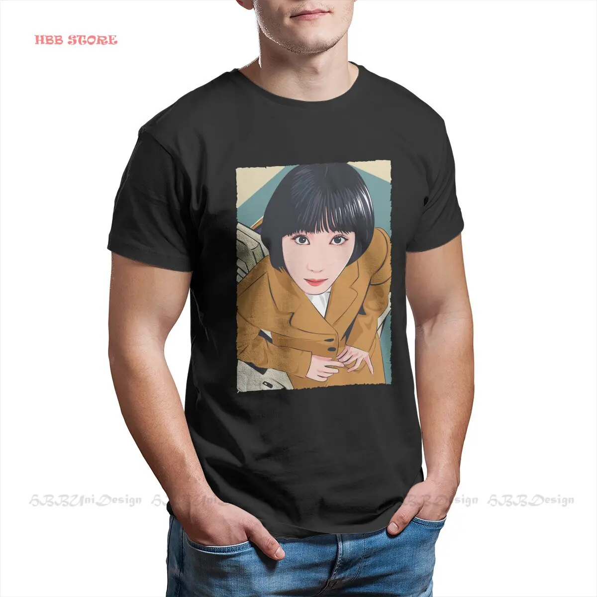 

WOO YEONG WOO Newest TShirt for Men Basic T Shirt Distinctive Gift Clothes Streetwear