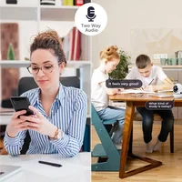 5-дюймовый видеоняня с камерой PTZ, зумом, функцией babyphone, защитой и наблюдением, датчиком температуры и колыбельными — изображение 5