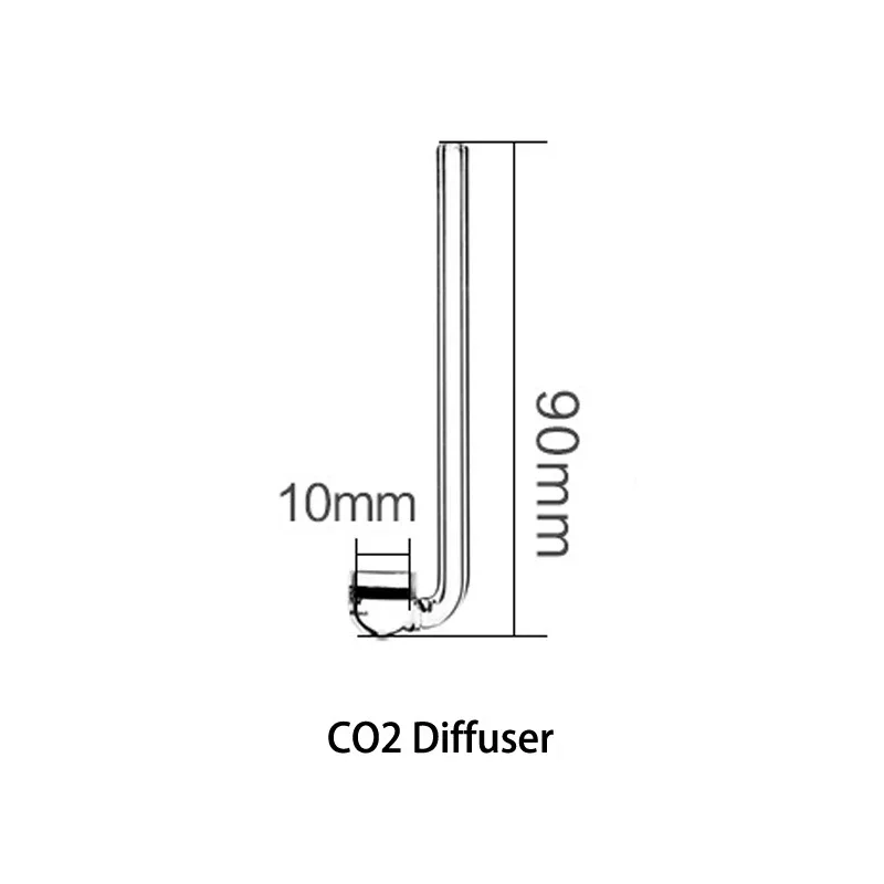 VIV ADA 品質 CO2 システムディフューザーバブルカウンター植物