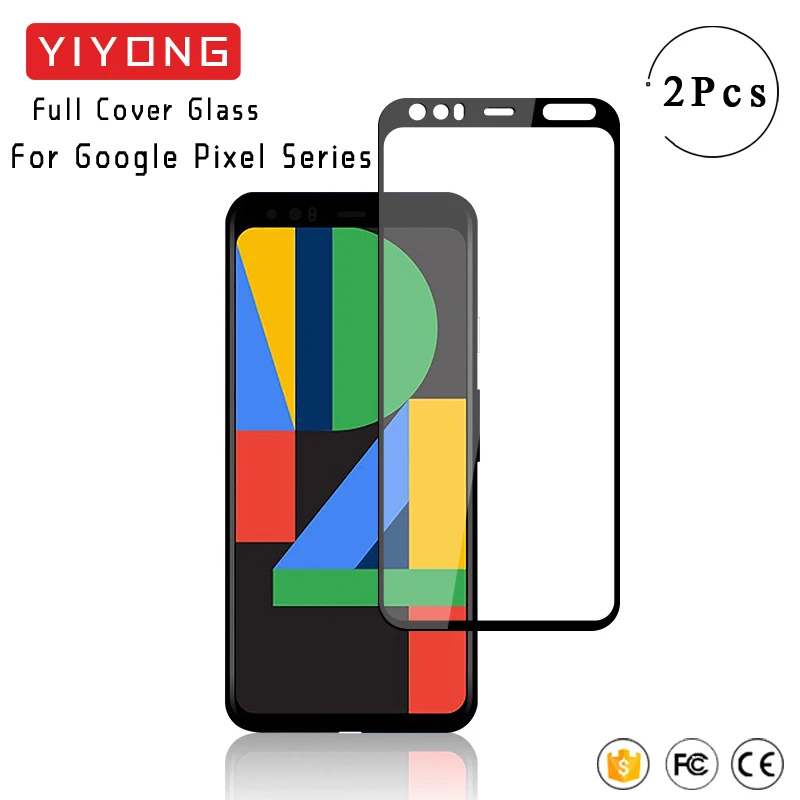 Закаленное защитное стекло YIYONG с полным покрытием для экрана Google Pixel 4 5 XL 4A 5A 6A 6 7 Pro