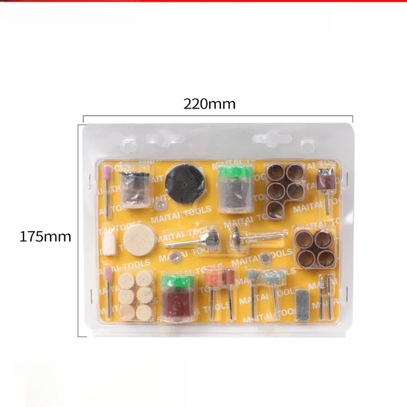 105개 로터리 공구 액세서리 키트 (연마, 광택, 조각, 보석 제작, 금속 가공, DIY 공예, 드레멜 전동 공구용)