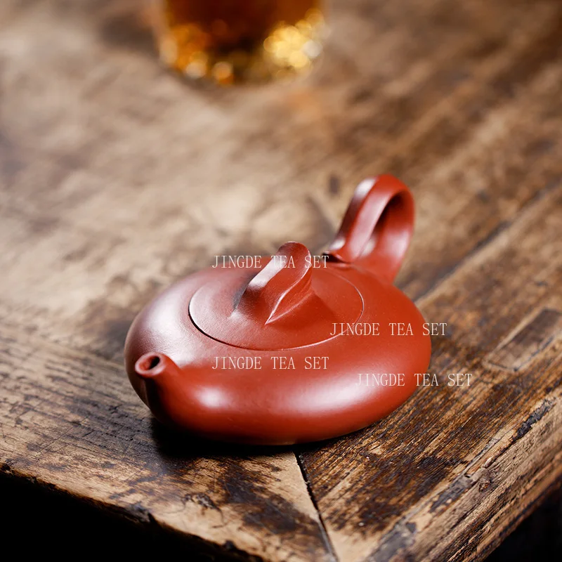 180ml Yixing Purple Clay Teapot Original Ore Red Clay Handmade Red Robe Tea Set Gift Box Packaging Tea Infuser Chinese Tea Pot