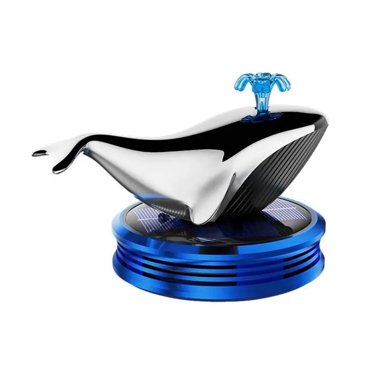 

Автомобильный освежитель воздуха Dolphin, дизайнерский автомобильный Ароматизатор воздуха, вращающийся распылитель эфирного масла для ароматерапии на солнечной батарее, автомобильный Декор