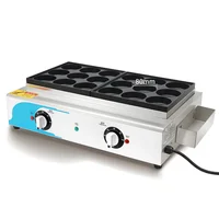 RJ-18KE Egg Burger Machine Oven 4000W Electric Heating Chinese Burger Machine Red Bean Cake Machine Egg Butter Burger 1