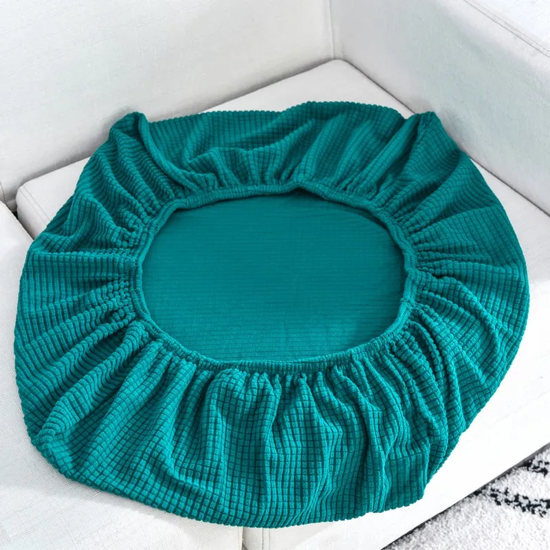 Plush Stretchable Jacquard Sofa Cushion Cover - Washable Furniture Protector
