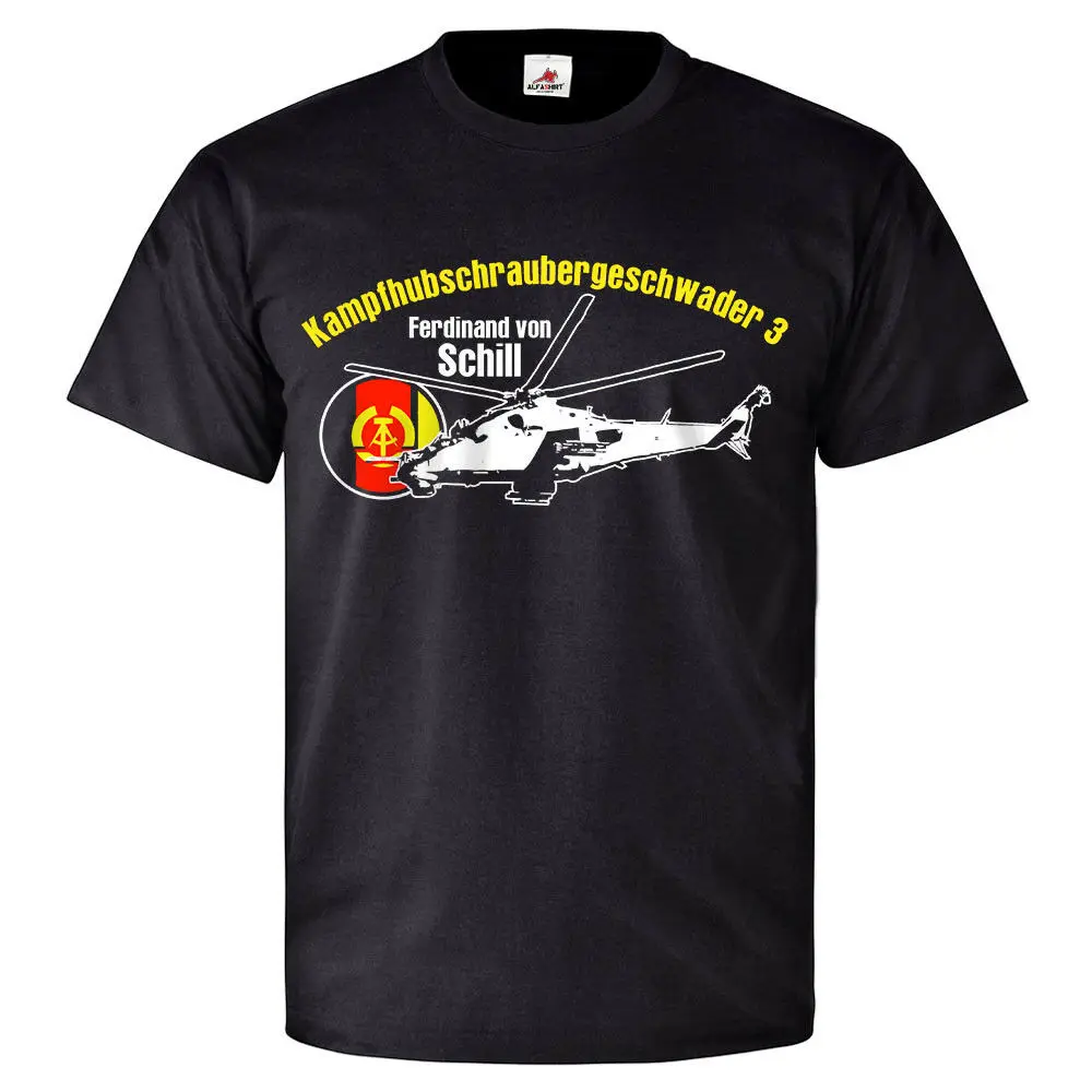 T-Shirt Con Elicottero Mi-24D Nva Hind. T-Shirt Da Uomo O-Collo Manica Corta In Cotone Premium Novità